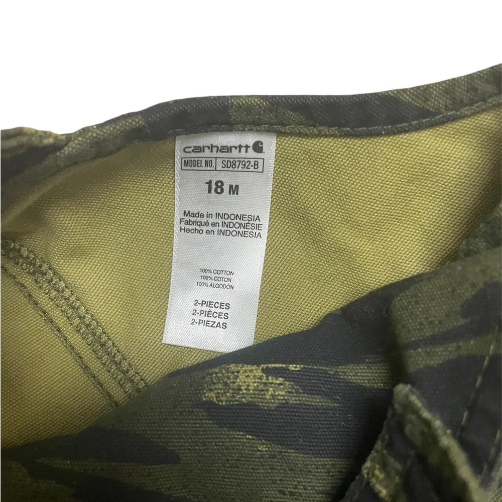 CARHARTT Toddler Camo Overalls - EUC - Picture 3 of 3